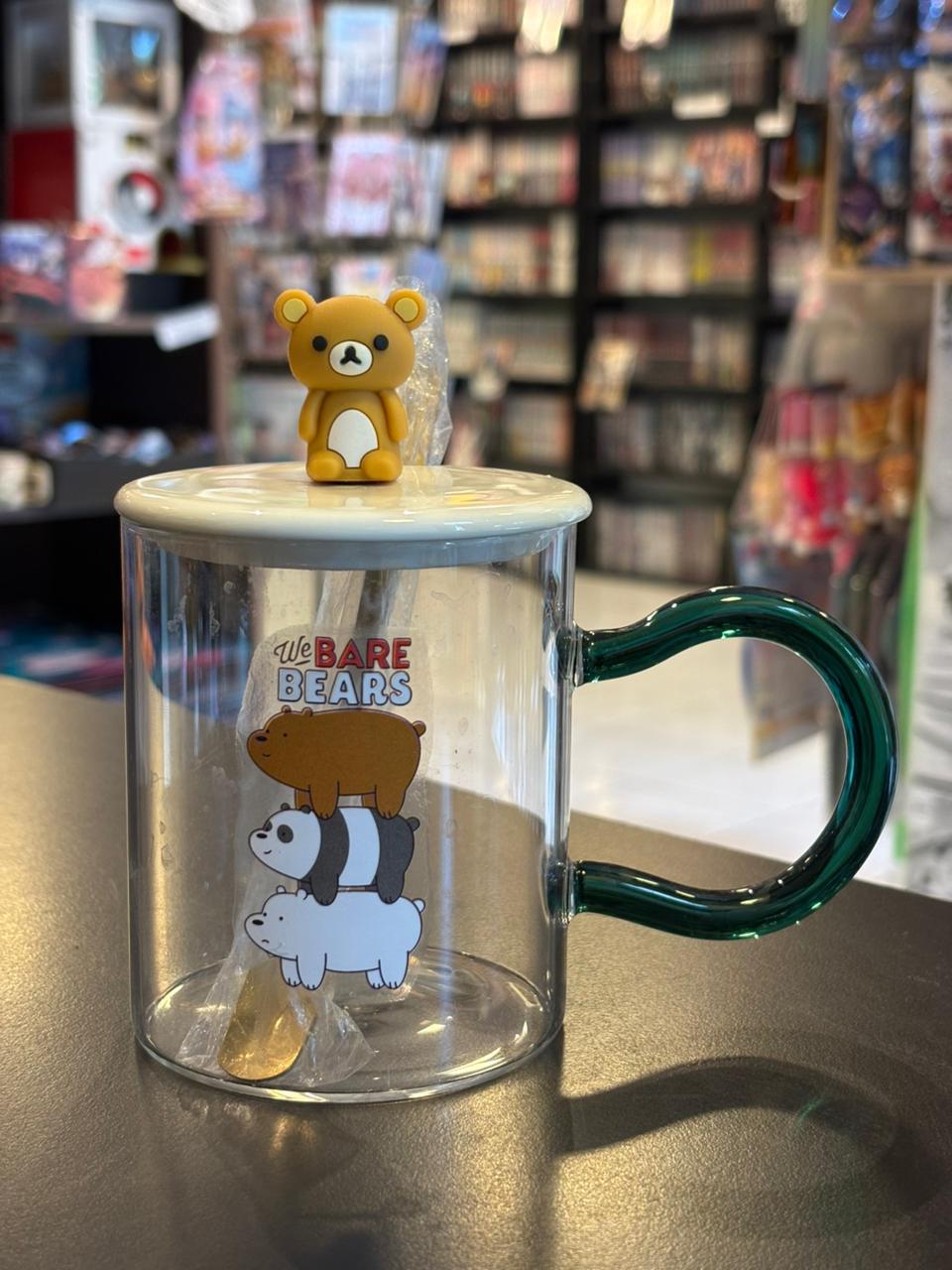 TAZA DE VIDRIO OSOS ESCANDALOSOS