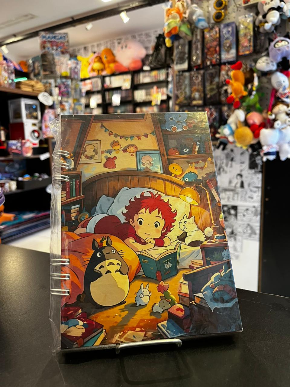 CUADERNO LISO PONYO Y TOTORO A5