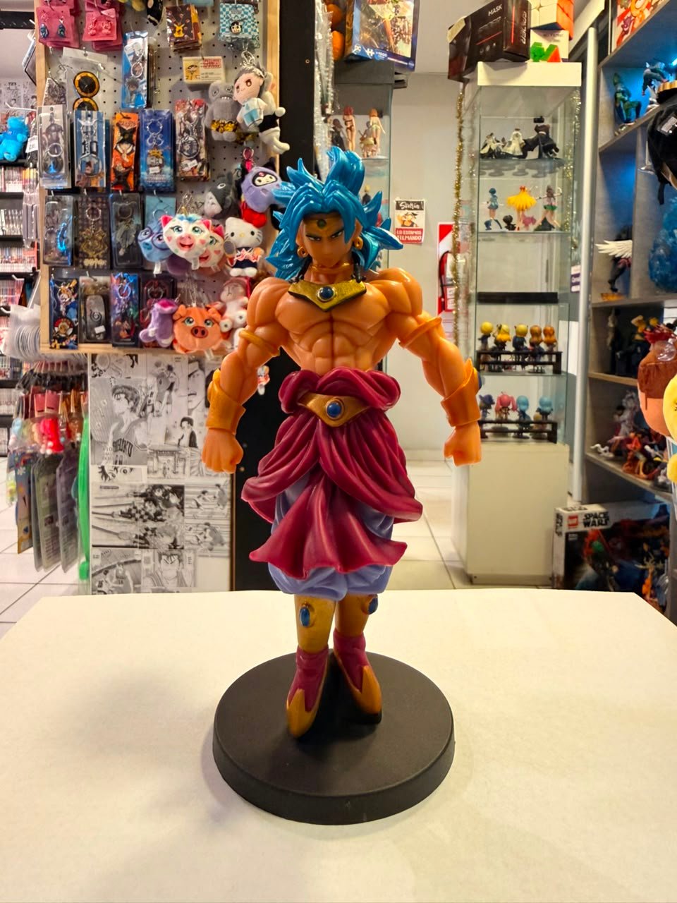 FIGURA DE BROLY FORMA SUPER SAIYAN BLUE