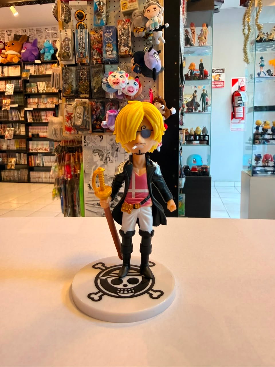 FIGURA CHIBI DE SANJI CON ESPADA