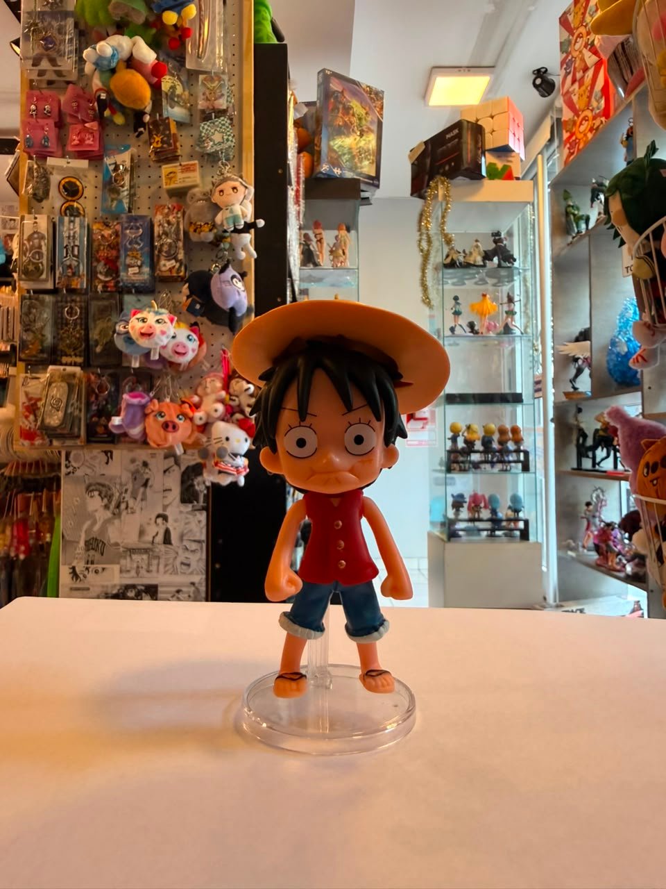 FIGURA CHIBI DE MONKEY D. LUFFY CON SU ATUENDO CARACTERISTICO